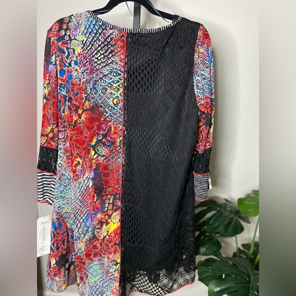 Mixed Pattern Dress - Picture 5 of 6